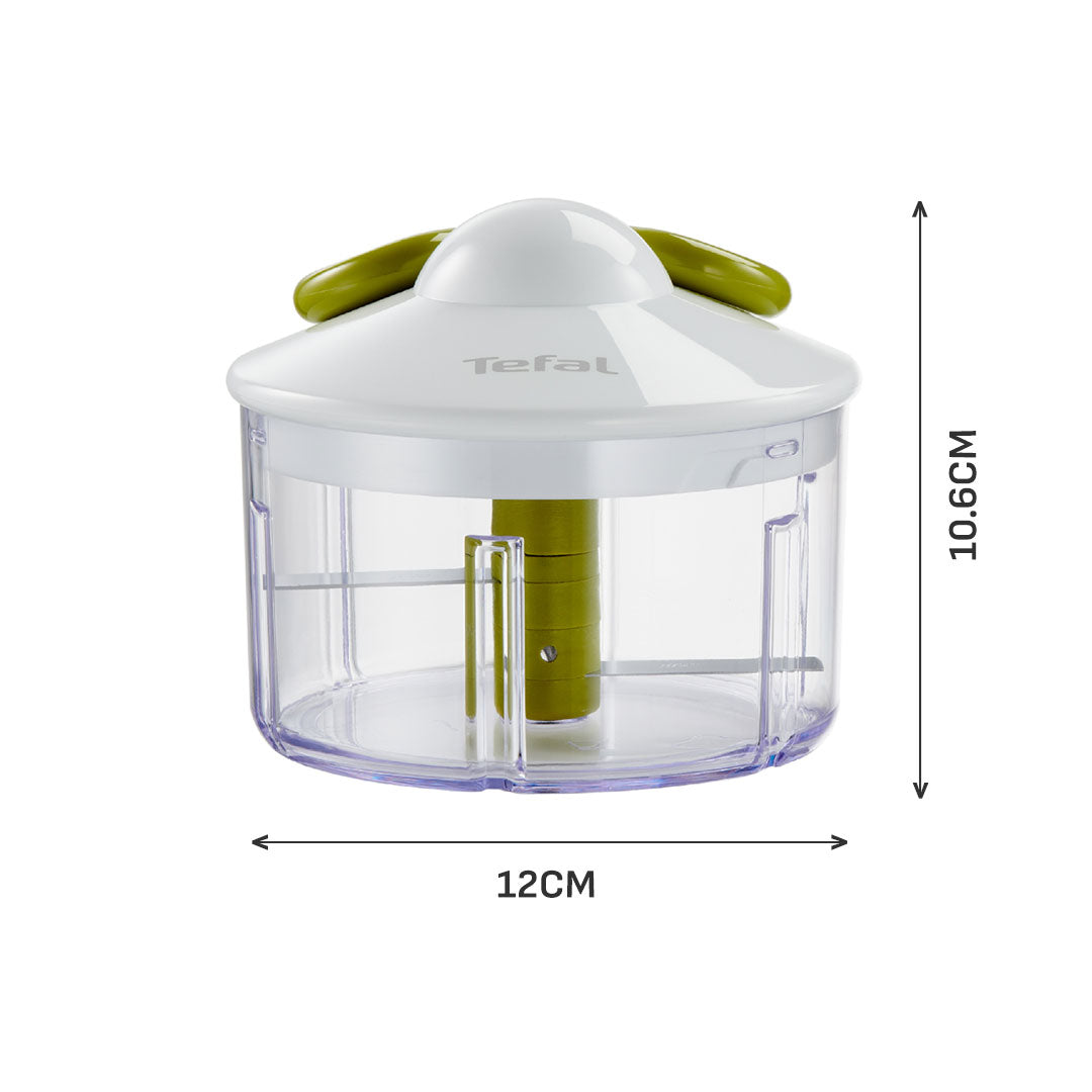Tefal 5" Manual Chopper 500ml (White & Green) (Euro Ver)