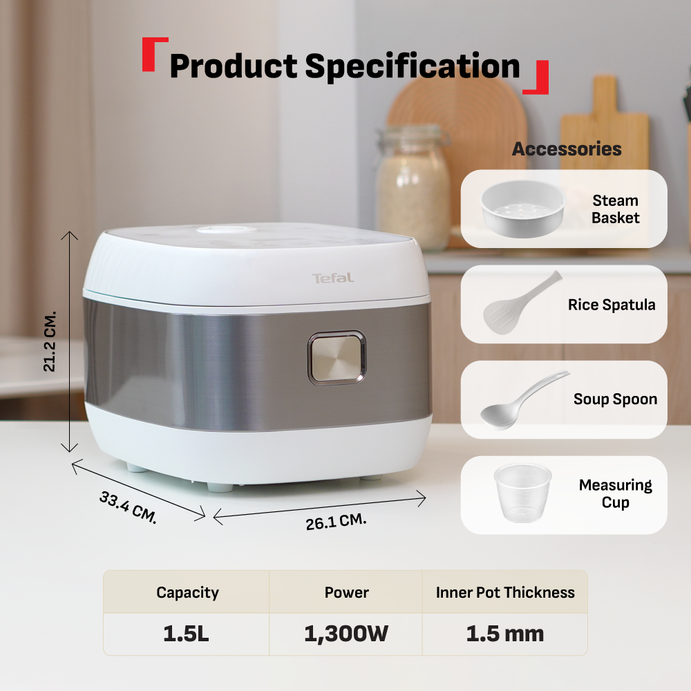 Tefal Rice Master IH Rice Cooker RK8131 (1.5L)