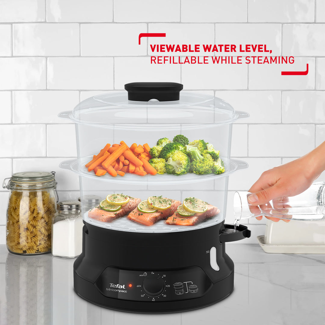 Tefal Minicompact Steamer (BPA Free) VC1398