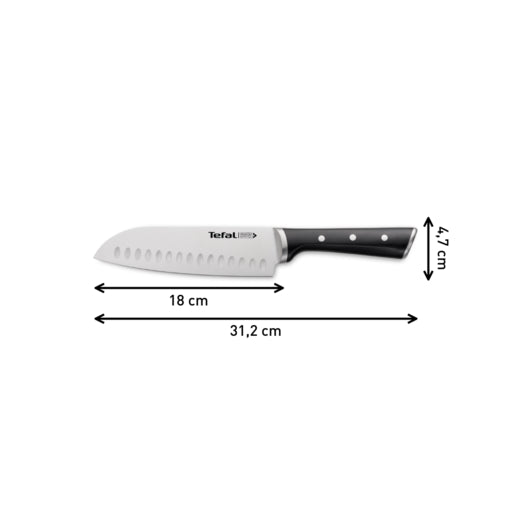 Ice Force, Santoku Knife 18 cm, Superior Long-Lasting Sharpness
