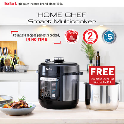 Tefal Home Chef Smart Multicooker + Inner Pot CY601D + XA622D