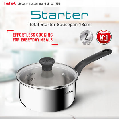 Tefal Starter Saucepan 18cm w/lid