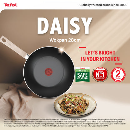 Tefal Cookware Daisy Wokpan 28cm