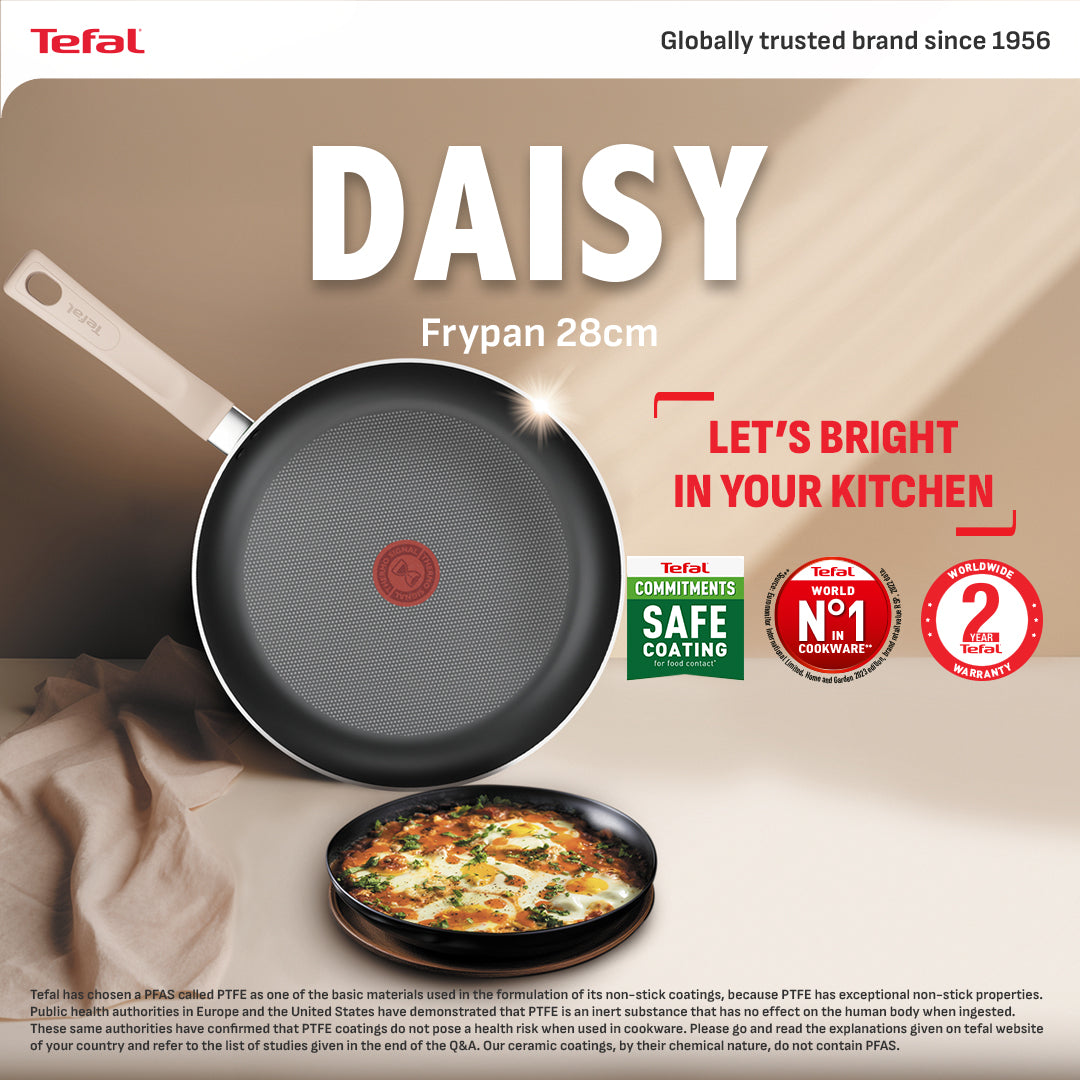Tefal Cookware Daisy Frypan 28cm