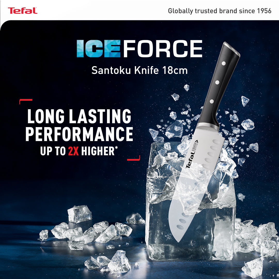 Tefal Ice Force Santoku Knife 18cm