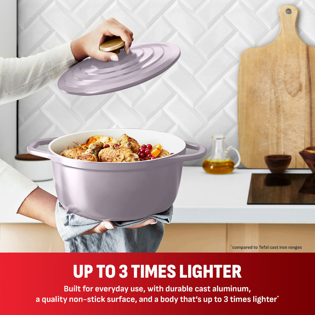 Tefal Air Stewpot 24cm W/Lid (Grey)
