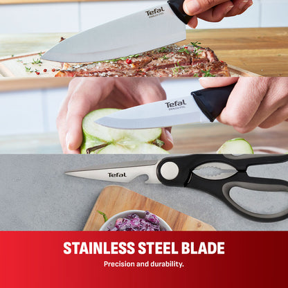 Tefal Comfort Knives 3-PC Set (Pairing 9cm + Chef Knife 15cm + Shears)