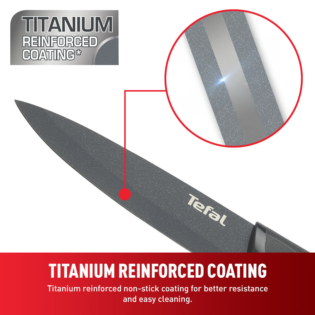 Tefal Fresh Kitchen Utility Knife+Cover 12cm