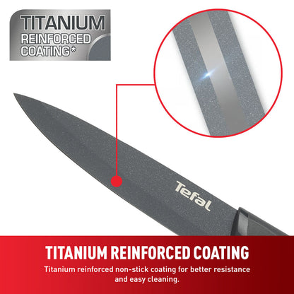 Tefal Fresh Kitchen Utility Knife+Cover 12cm