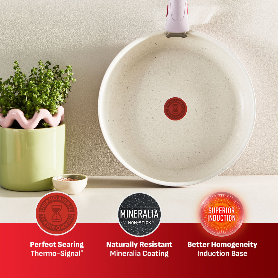 Tefal Ingenio Serenity 4pcs Set (Pink Clay)