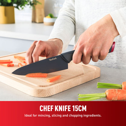 Tefal Fresh Kitchen Chef Knife+Cover 15cm