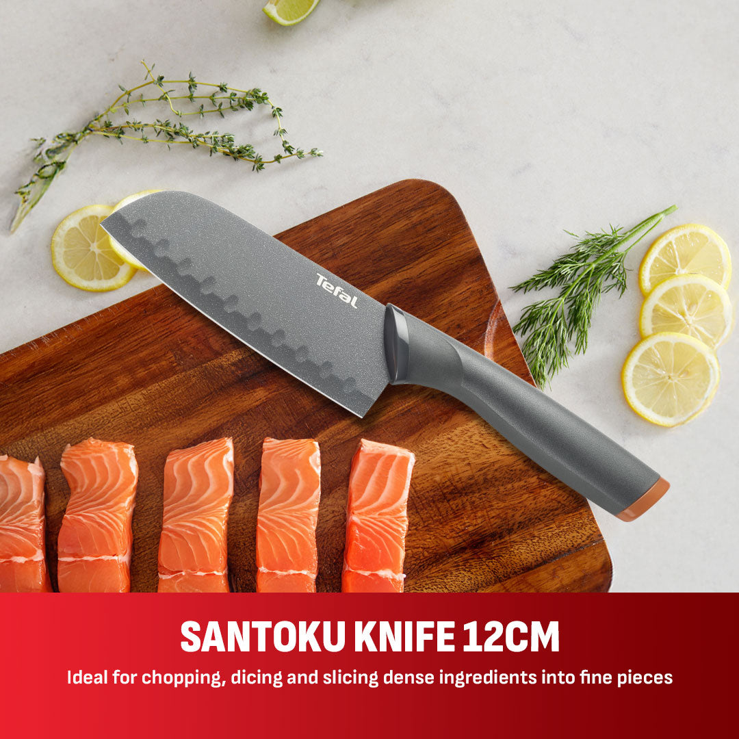 Tefal Fresh Kitchen 3 Pc Set (Santoku + Chef + Utility)