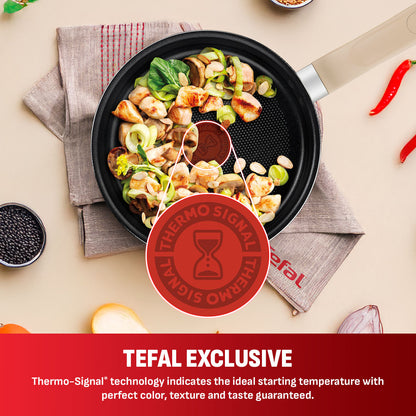 Tefal Cookware Blossom Saucepan 18cm w/lid (Beige)