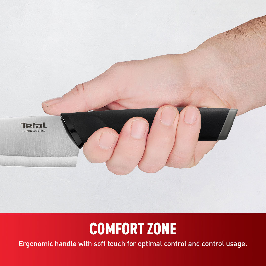 Tefal Comfort Knives 3-PC Set (Pairing 9cm + Chef Knife 15cm + Shears)