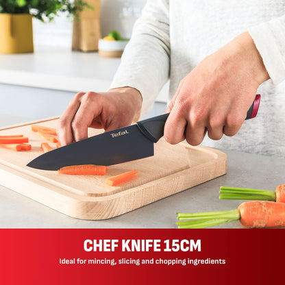 Tefal Fresh Kitchen 3 Pc Set (Santoku + Chef + Utility)