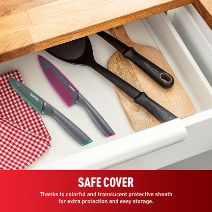 Tefal Fresh Kitchen 2-piece Set (Chef Knife 15cm + Paring Knife 9cm)