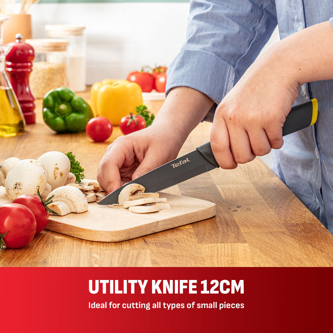 Tefal Fresh Kitchen 3 Pc Set (Santoku + Chef + Utility)