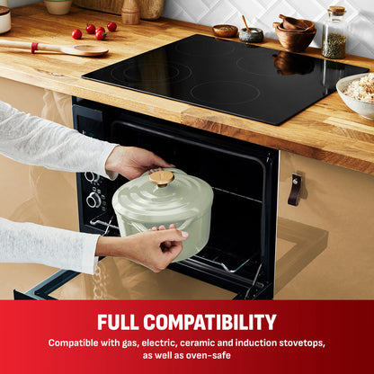 Tefal Air Stewpot 20cm W/Lid (Green Lichen)