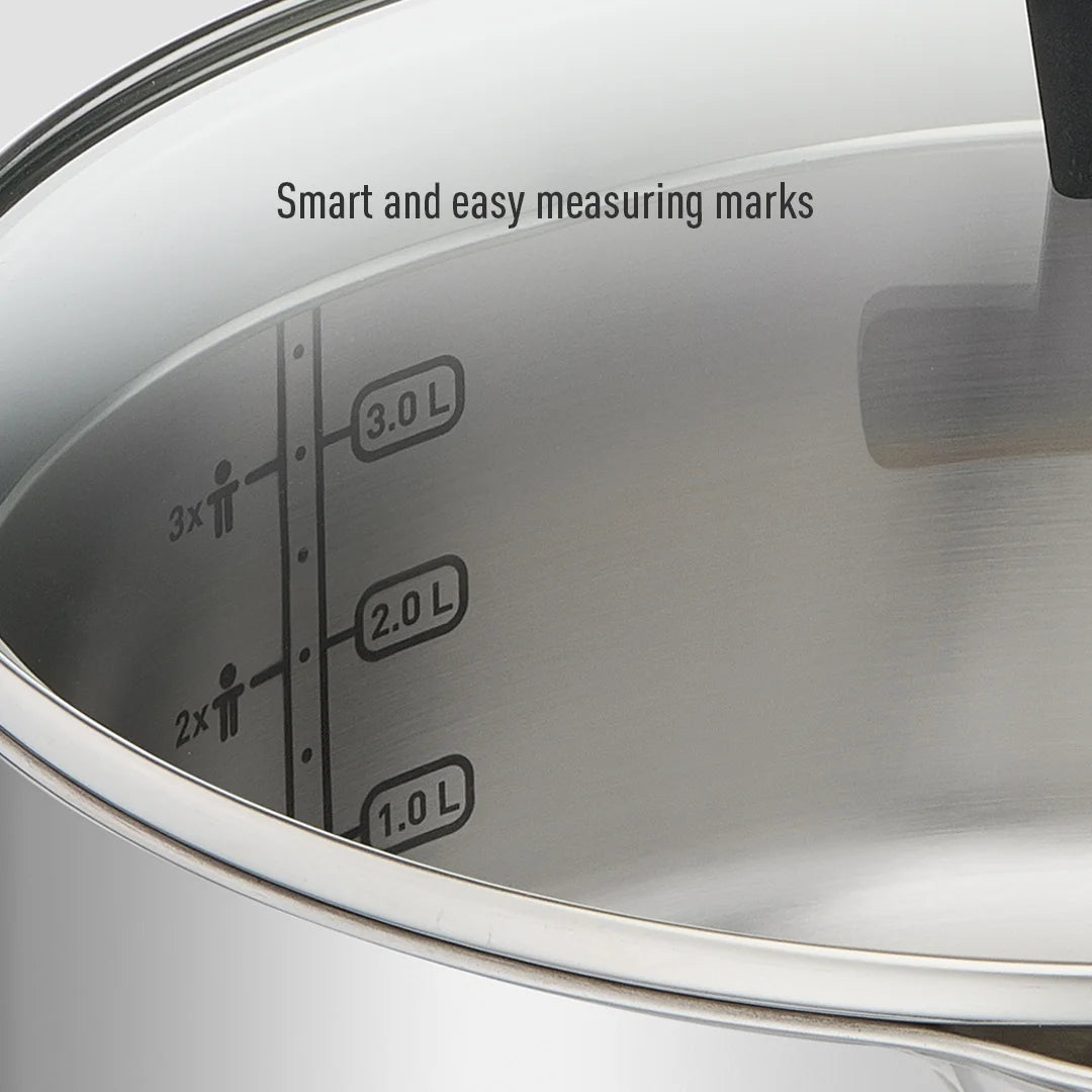 Tefal Cook & Clip 6-Piece Set (SCP16/w lid + STW20/w lid + STW24/w lid)