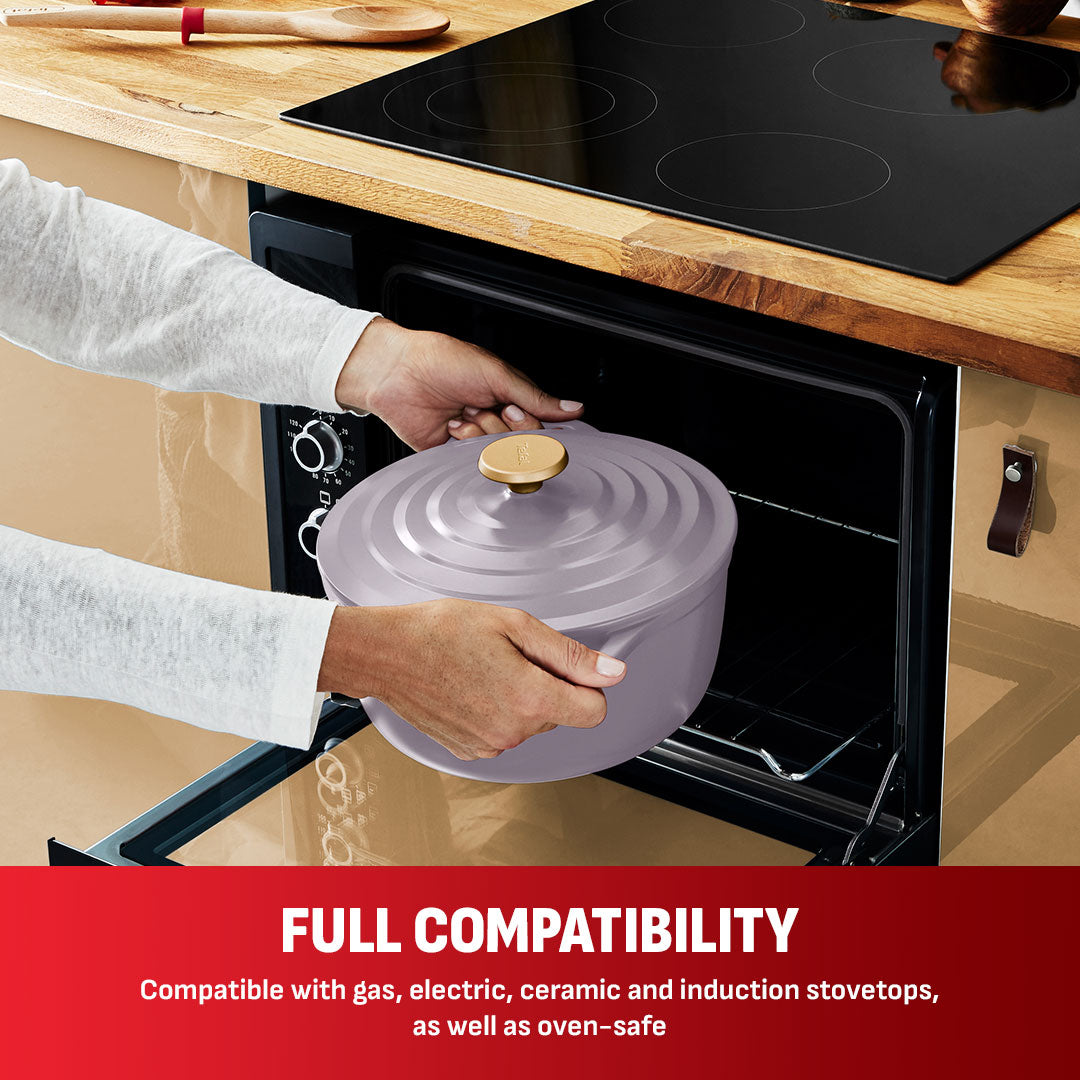 Tefal Air Stewpot 24cm W/Lid (Grey)