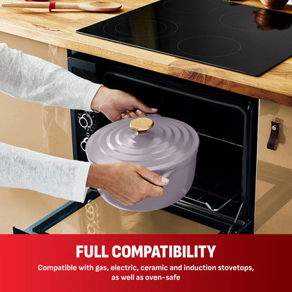 Tefal Air Stewpot 24cm W/Lid (Grey)