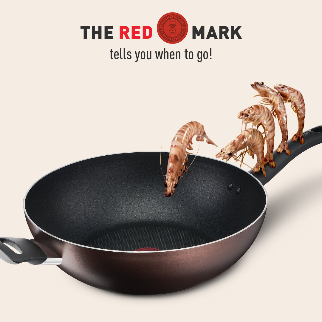Tefal Day By Day Wokpan with lid 32cm