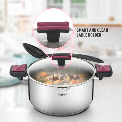 Tefal Cook & Clip 6-Piece Set (SCP16/w lid + STW20/w lid + STW24/w lid)
