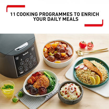 Tefal Easy Rice Fuzzy Plus Logic Rice Cooker 1.8L RK736B (10 cups)