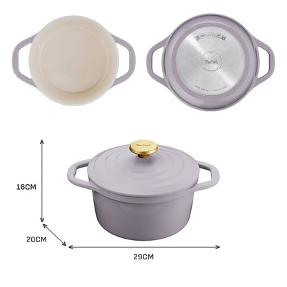 Tefal Air Stewpot 20cm W/Lid (Grey)