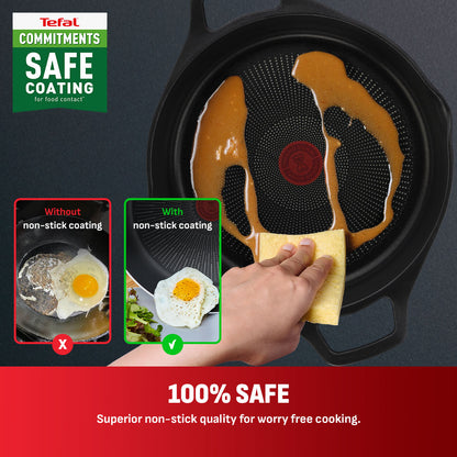 Tefal Robusto Shallow Pot 28cm
