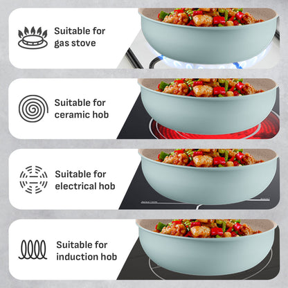 Tefal Ingenio Serenity 4pcs Set (Eucalyptus)