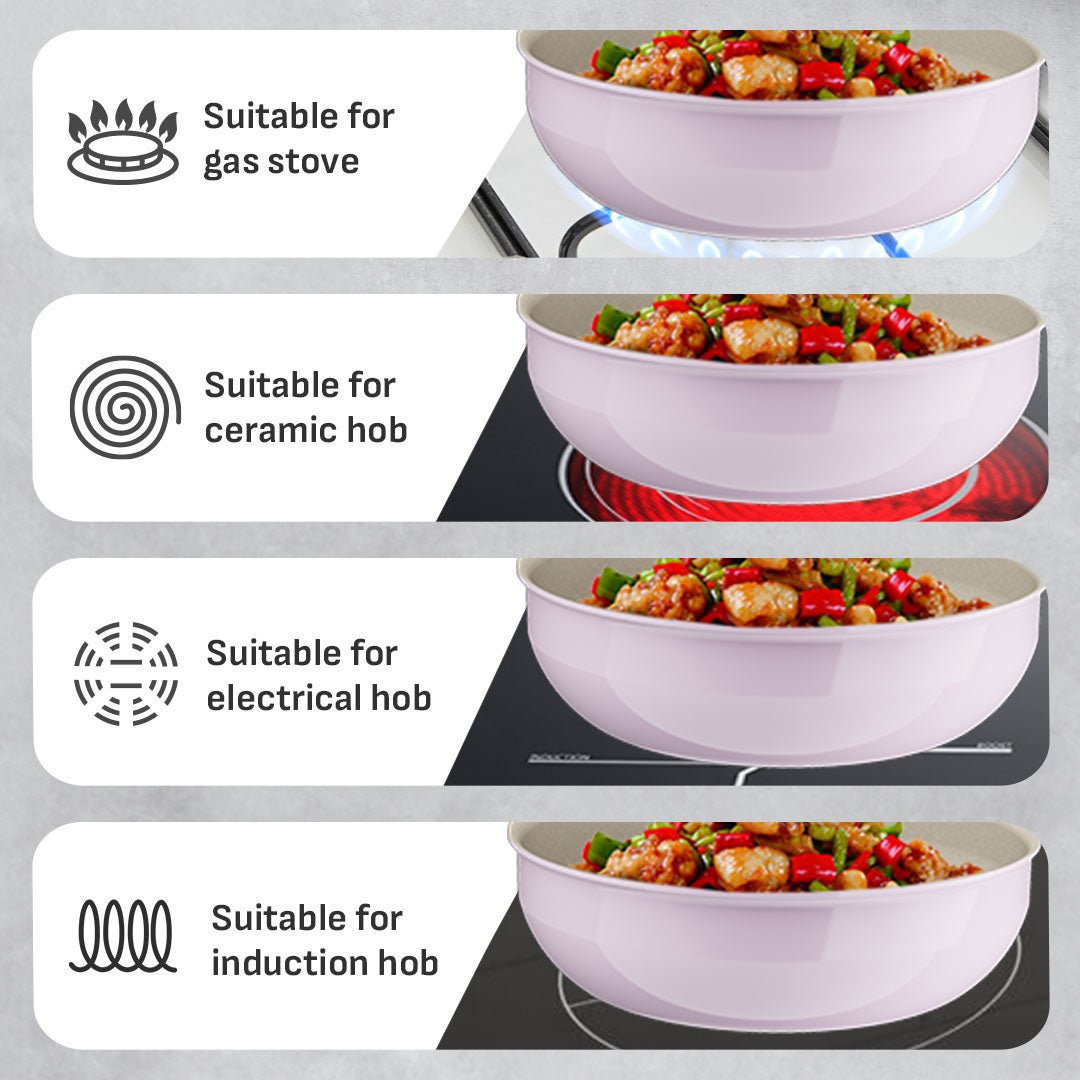 Tefal Ingenio Serenity 4pcs Set (Pink Clay)