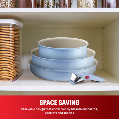 Tefal Ingenio Serenity 4pcs Set (Calm Blue)