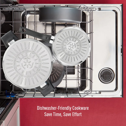 Tefal Cook & Clip 6-Piece Set (SCP16/w lid + STW20/w lid + STW24/w lid)