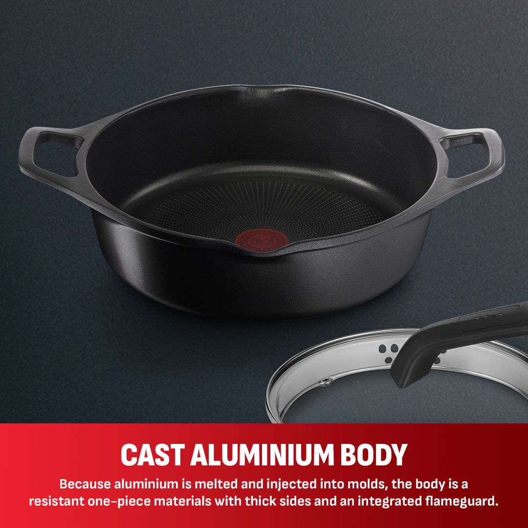 Tefal Robusto Shallow Pot 28cm