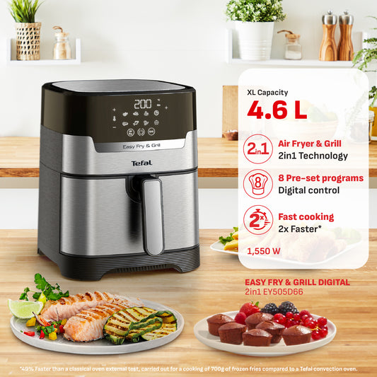 Tefal Easy Fry & Grill Digital Air Fryer EY505D