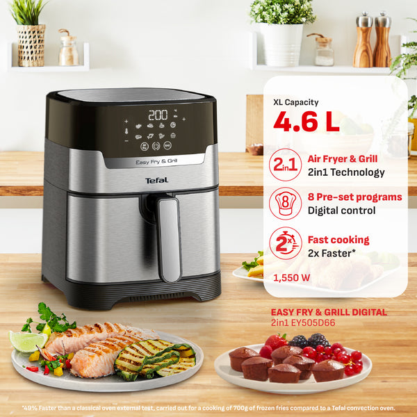 Tefal Easy Fry & Grill Digital Air Fryer EY505D