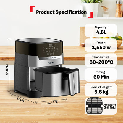 Tefal Easy Fry & Grill Digital Air Fryer EY505D