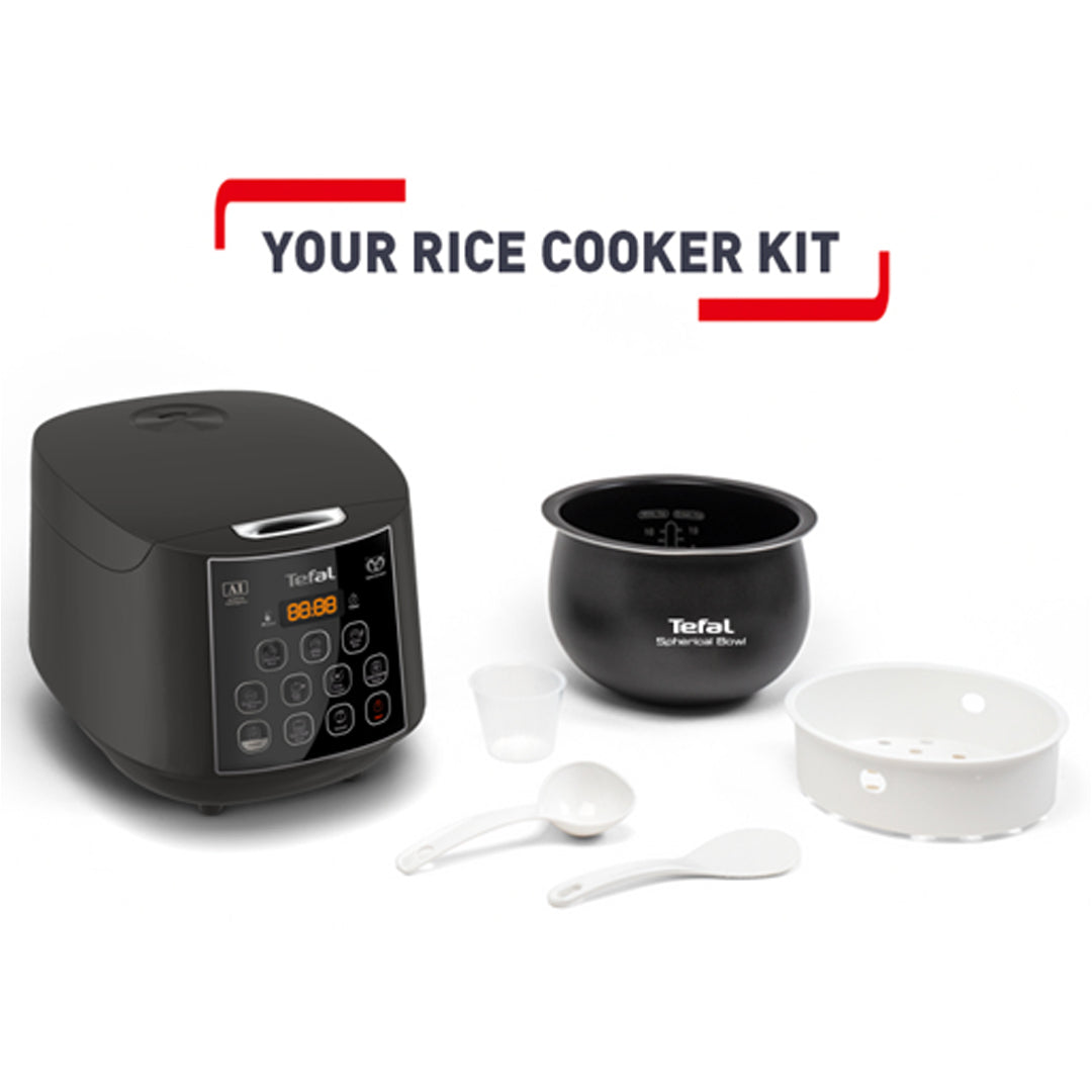 Tefal Easy Rice Fuzzy Plus Logic Rice Cooker 1.8L RK736B (10 cups)