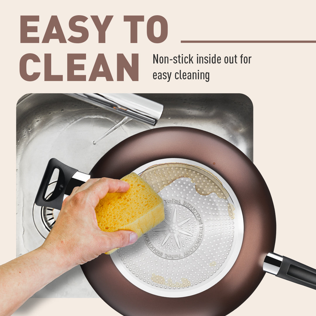 Tefal Day By Day Wokpan with lid 32cm