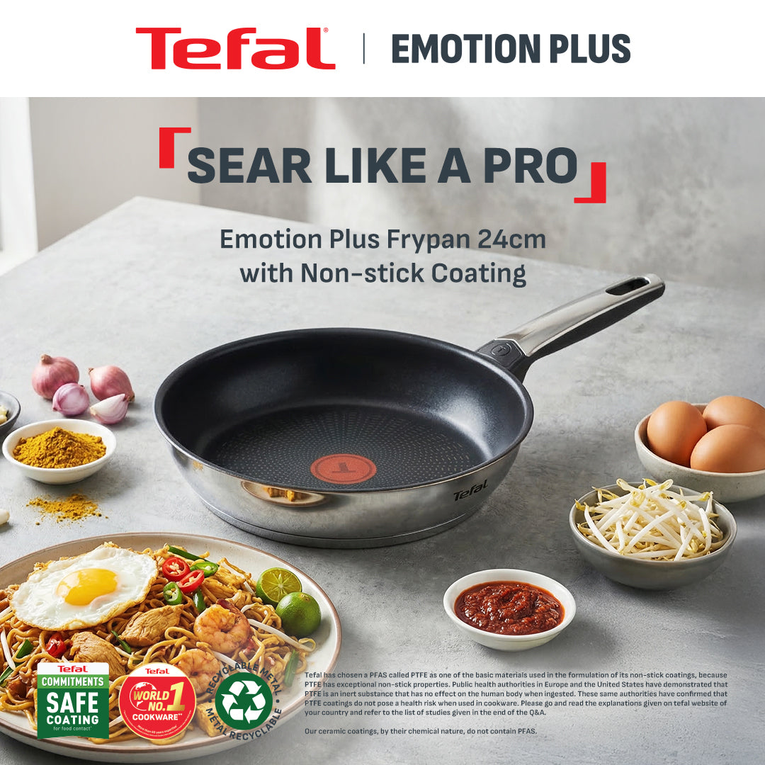 Tefal Emotion Plus Frypan 24cm (Non-Stick Coating)