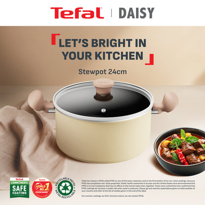 Tefal Cookware Daisy Stewpot 24cm