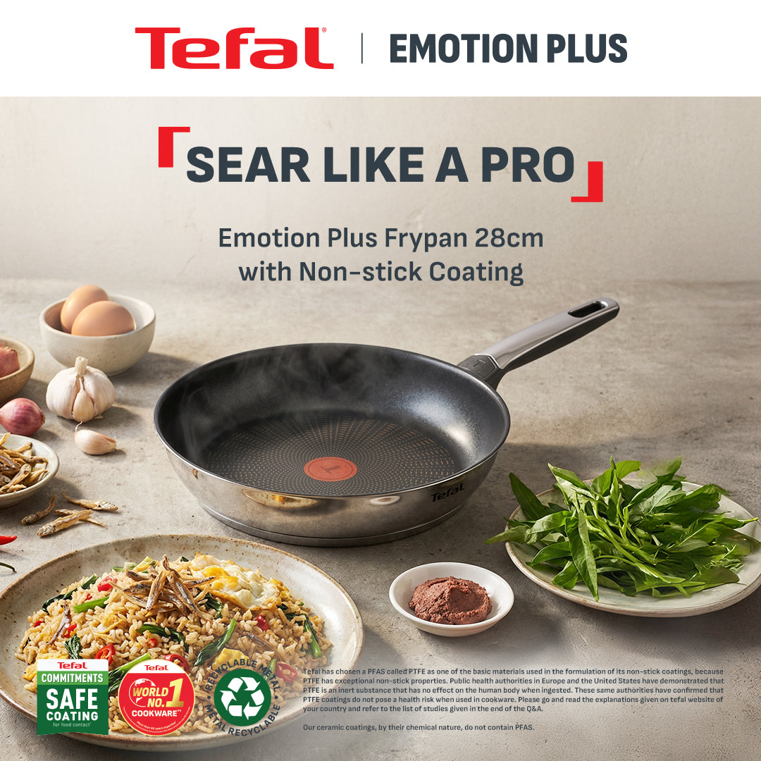 Tefal Emotion Plus Frypan 28cm (Non-Stick Coating)