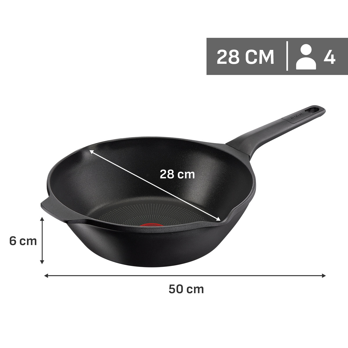 Tefal Robusto Wokpan 28cm