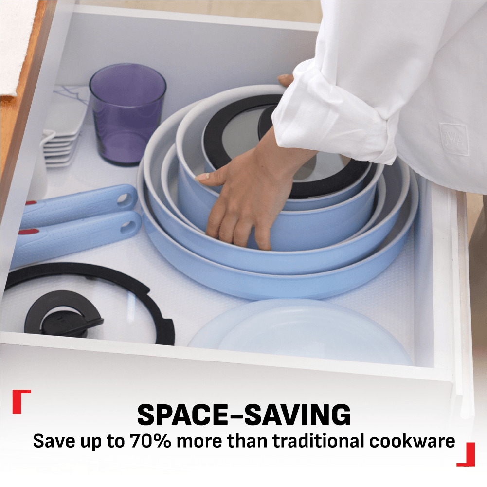 Tefal Ingenio Serenity 11pcs Set (Blue / Pink)