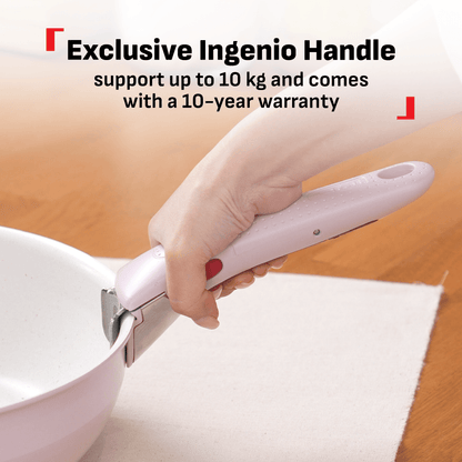 Tefal Ingenio Serenity 4pcs Set (Pink Clay)