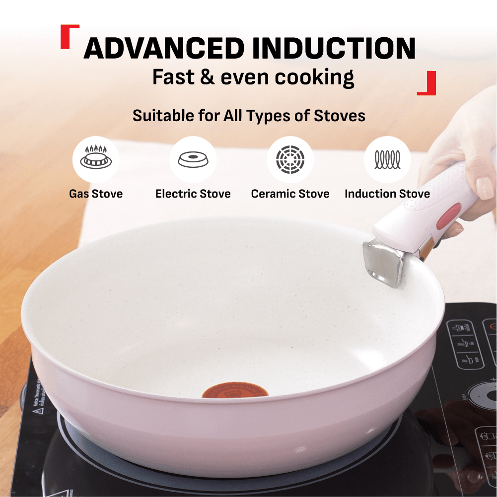 Tefal Ingenio Serenity 4pcs Set (Pink Clay)