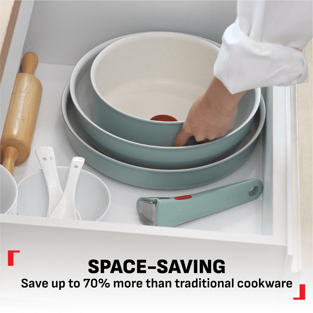 Tefal Ingenio Serenity 4pcs Set (Eucalyptus)