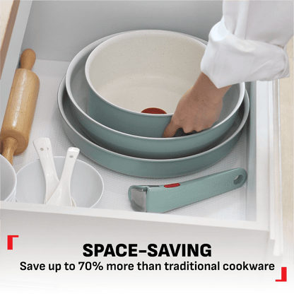Tefal Ingenio Serenity 4pcs Set (Eucalyptus)