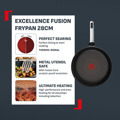 Tefal Excellence Fusion Frypan 28cm